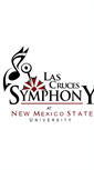 Mobile Screenshot of lascrucessymphony.com